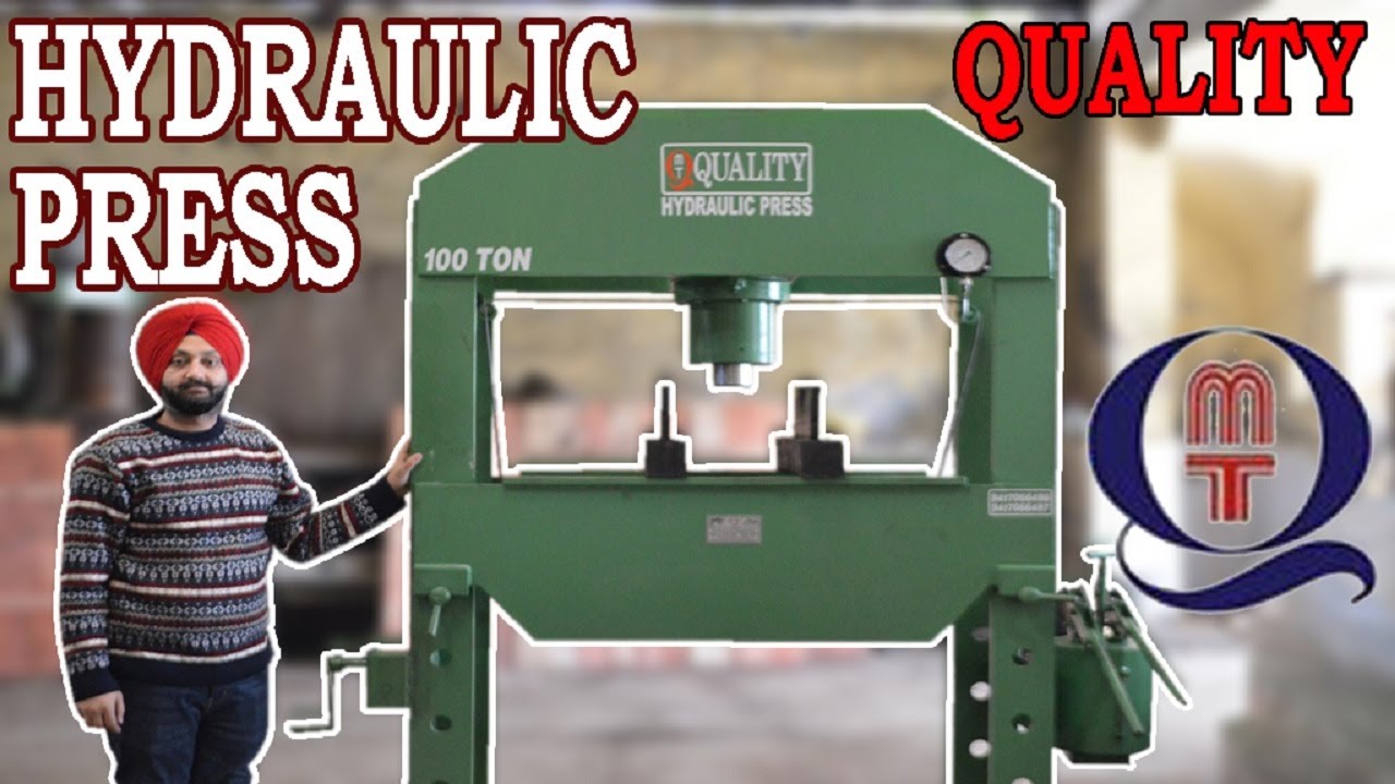 Hydraulic Press Machine 100 Ton |  +91 9417066497  | QMTC BATALA.