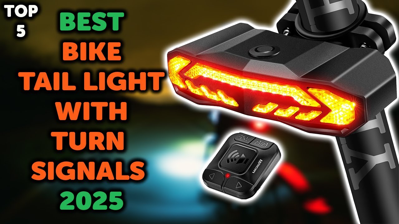 5 Best Bike Tail Light with Turn Signals | Top 5 Smart Bike Tail Lights with Wireless Control 2025