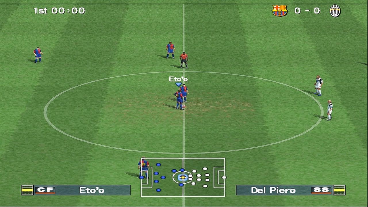 Pro Evolution Soccer 6 - Barcelona vs Juventus | PS2