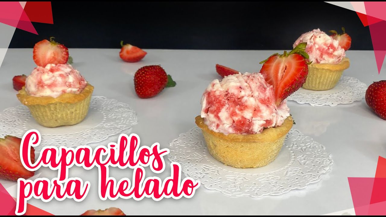 🍦Canastas de galleta para helado 🍧 :: Chuladas Creativas