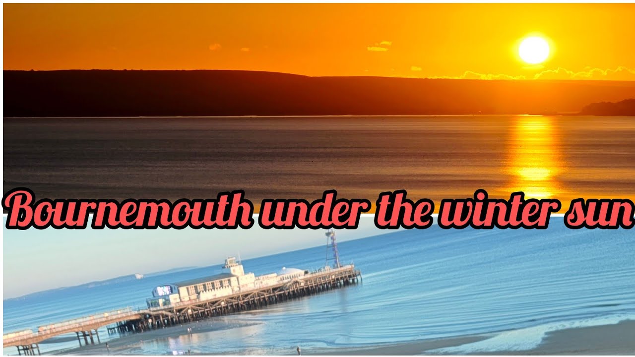 Bournemouth under the winter sun #winter #winteratthebeach #bournemouth 
