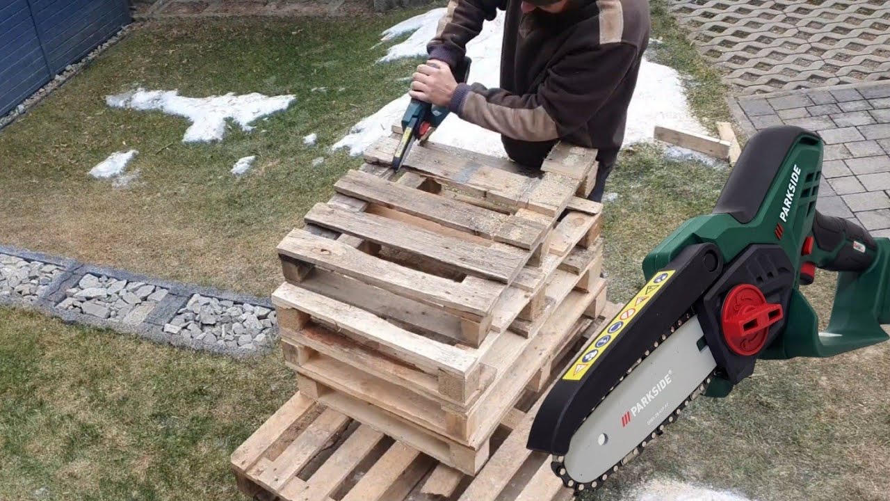 Półpaleta Malutka piła pilarka Parkside 20v da radę 12,5cm