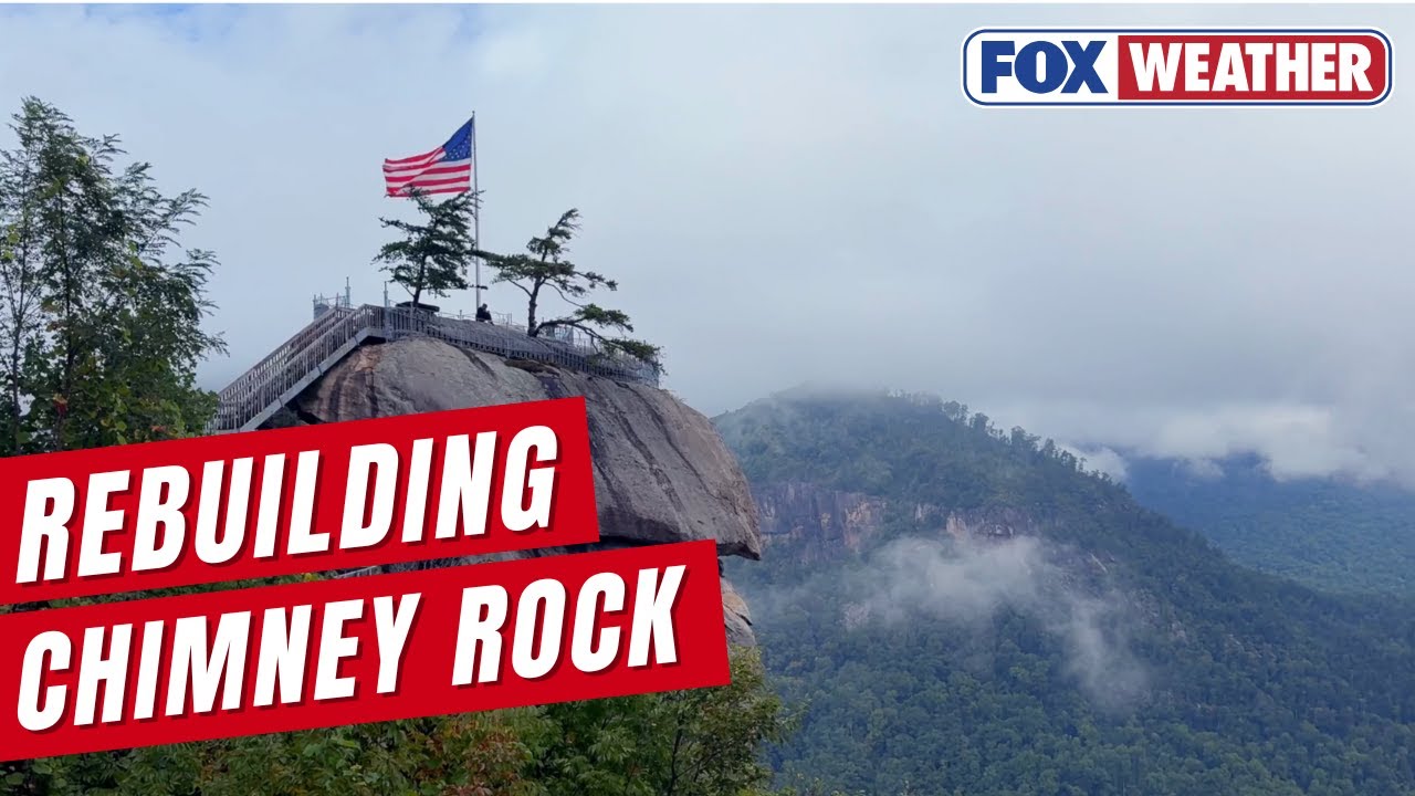 Chimney Rock Continues To Rebuild One Year After Hurricane Helene