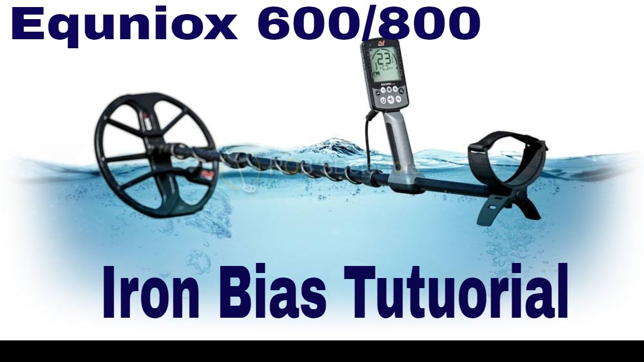Minelab Equinox 600/800 iron bias tutorial