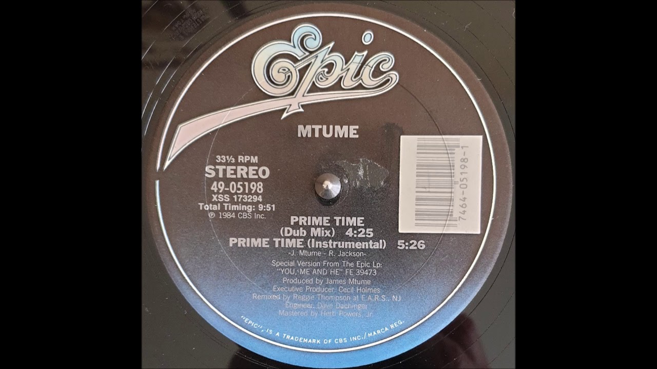 Mtume - Prime Time (dub mix) 1984