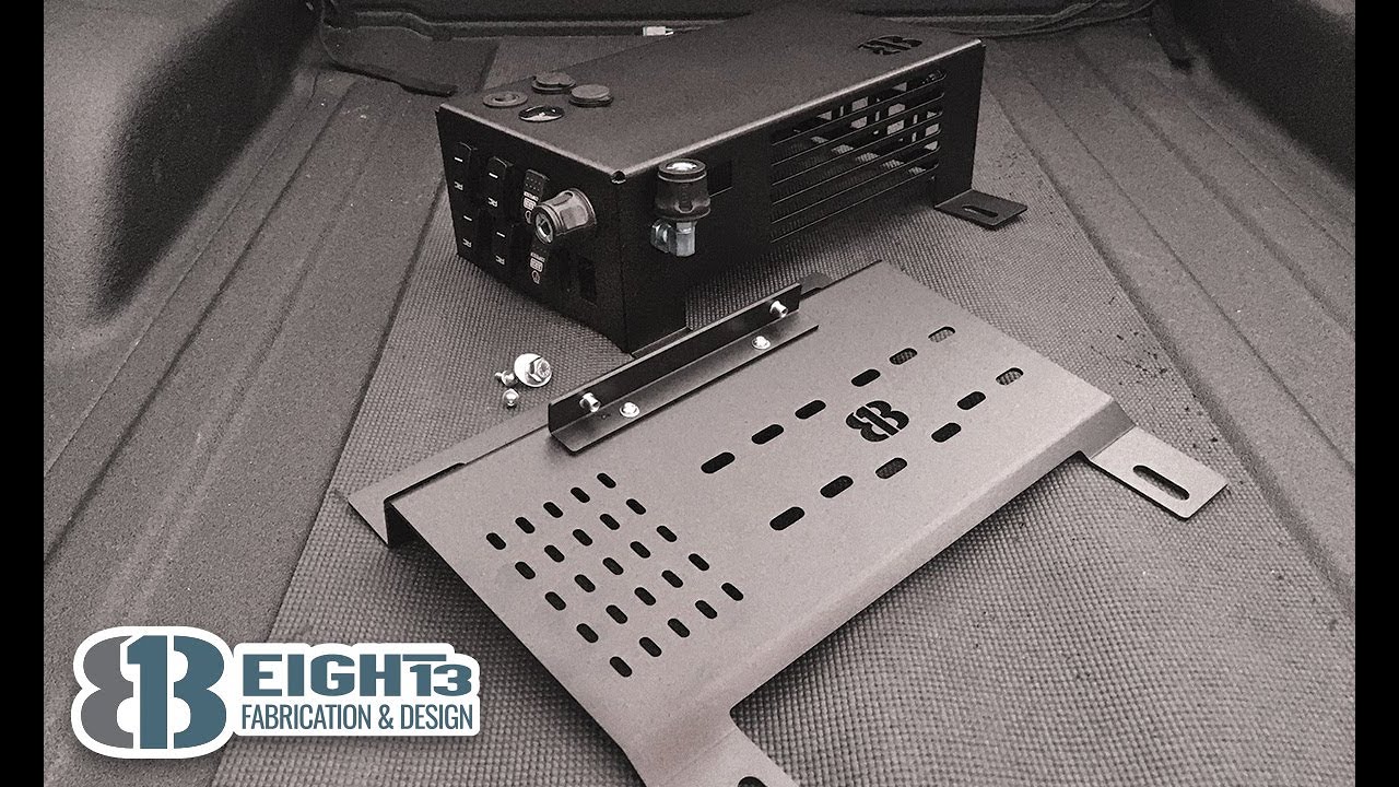 Jeep Gladiator ARB Twin/Single BedSide Compressor Enclosure - 813 Fabrication & Design