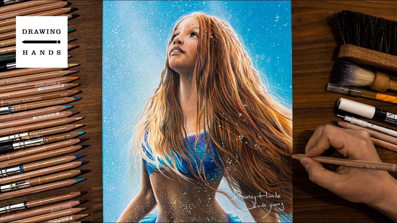 Drawing Little Mermaid [Drawing Hands]