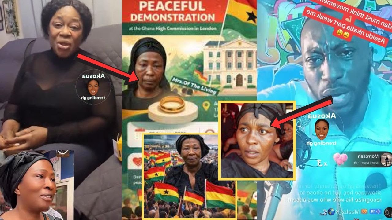 BREAKING_London Legal team finally host powerful Demonstration for Akosua Serwa to get Her Justice..