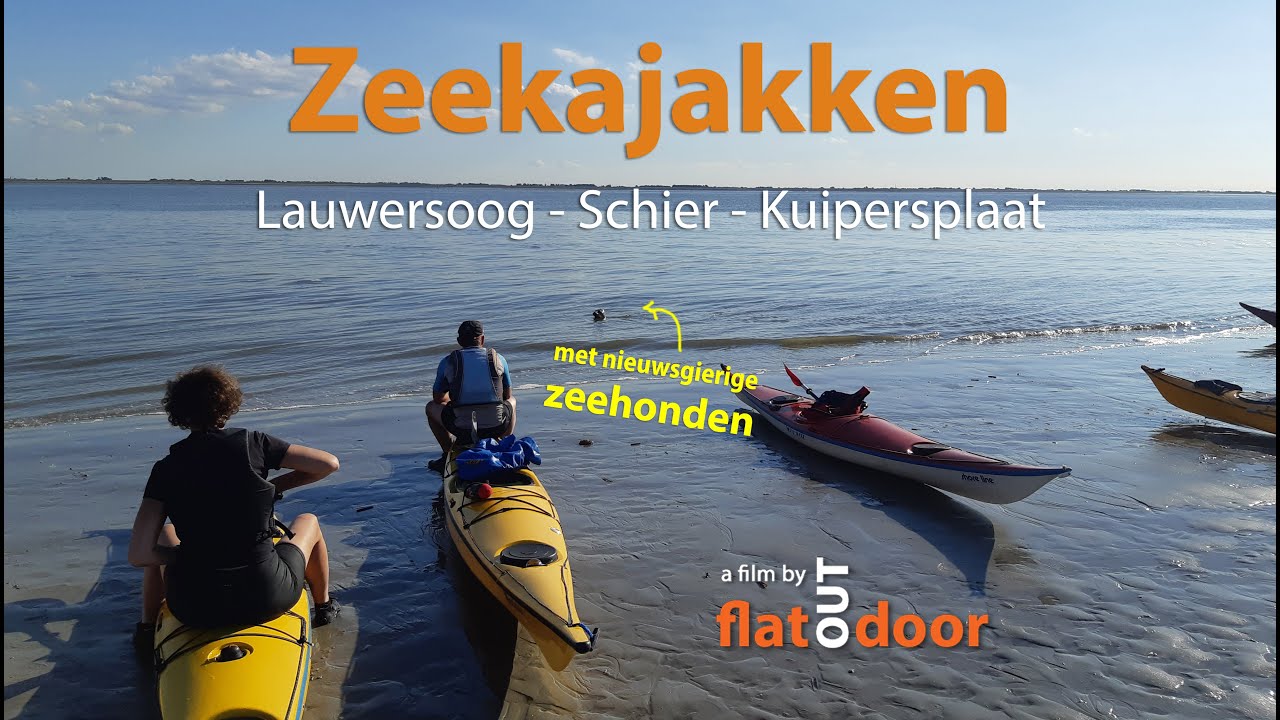 Zeekajakken Waddenzee: Lauwersoog - Schiermonnikoog - Kuipersplaat (24 km) | HD SlowTV