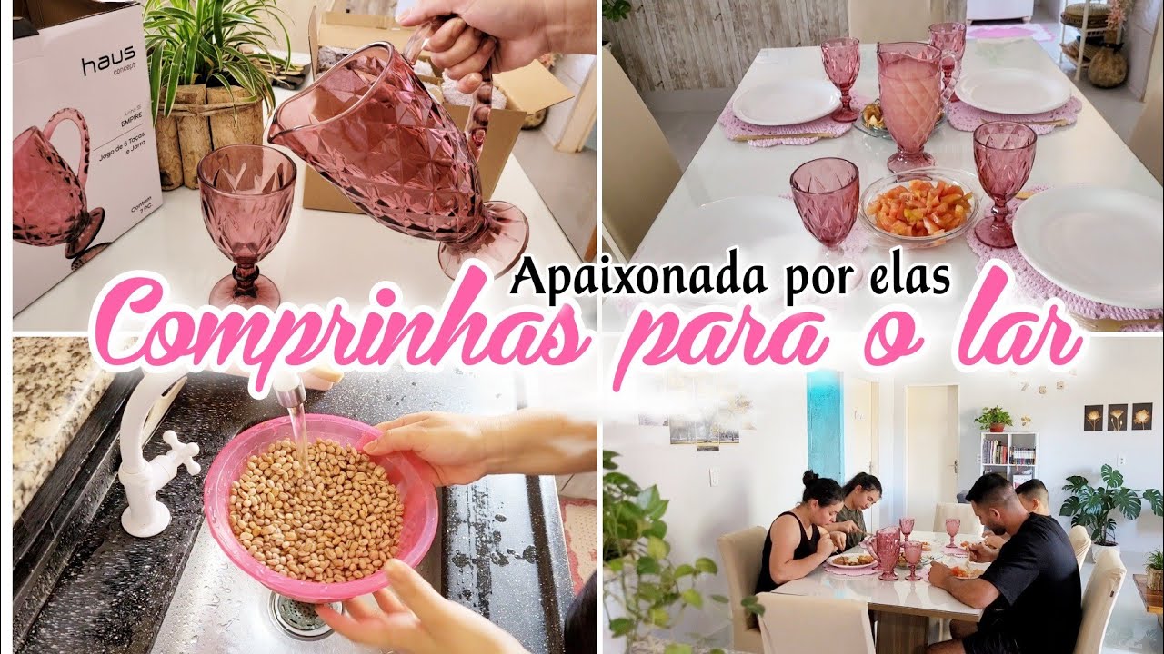 COMPRINHAS PARA O LAR/UM SONHO DE COMPRINHAS/ALMOÇO SIMPLES/MESA POSTA||Flavilene Azevedo