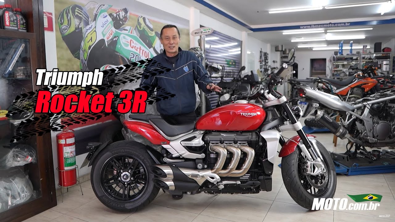 Triumph  Rocket 3R - Em detalhes com China IBMM - MOTO.com.br