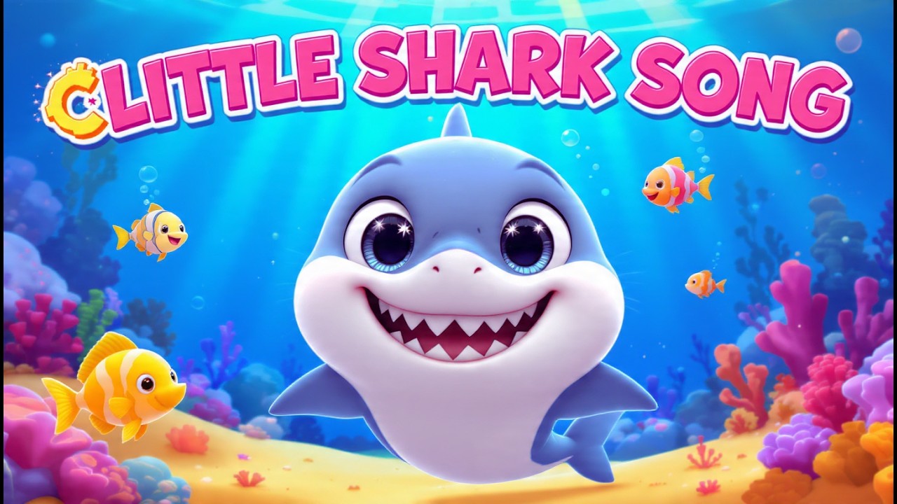 Baby Shark Swim Swim Swim 🦈 | Simple Shark Song for Toddlers & Kids