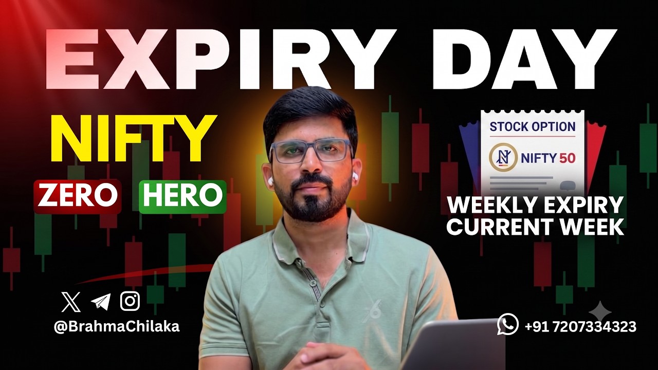 🔴Nifty expiry, Banknifty, Sensex LIVE | July 14th | Price Action Analysis | Telugu Trading