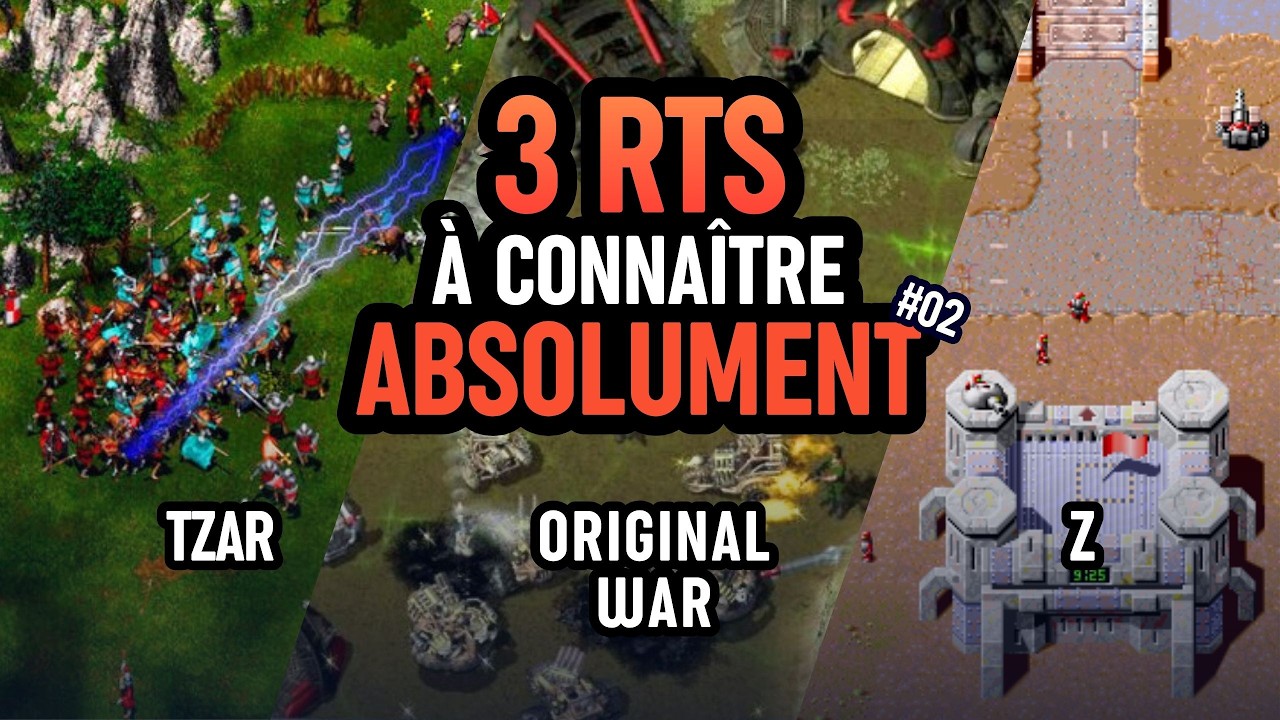 3 RTS à connaitre absolument (Tzar: The burden of the crown, Z, Original War)