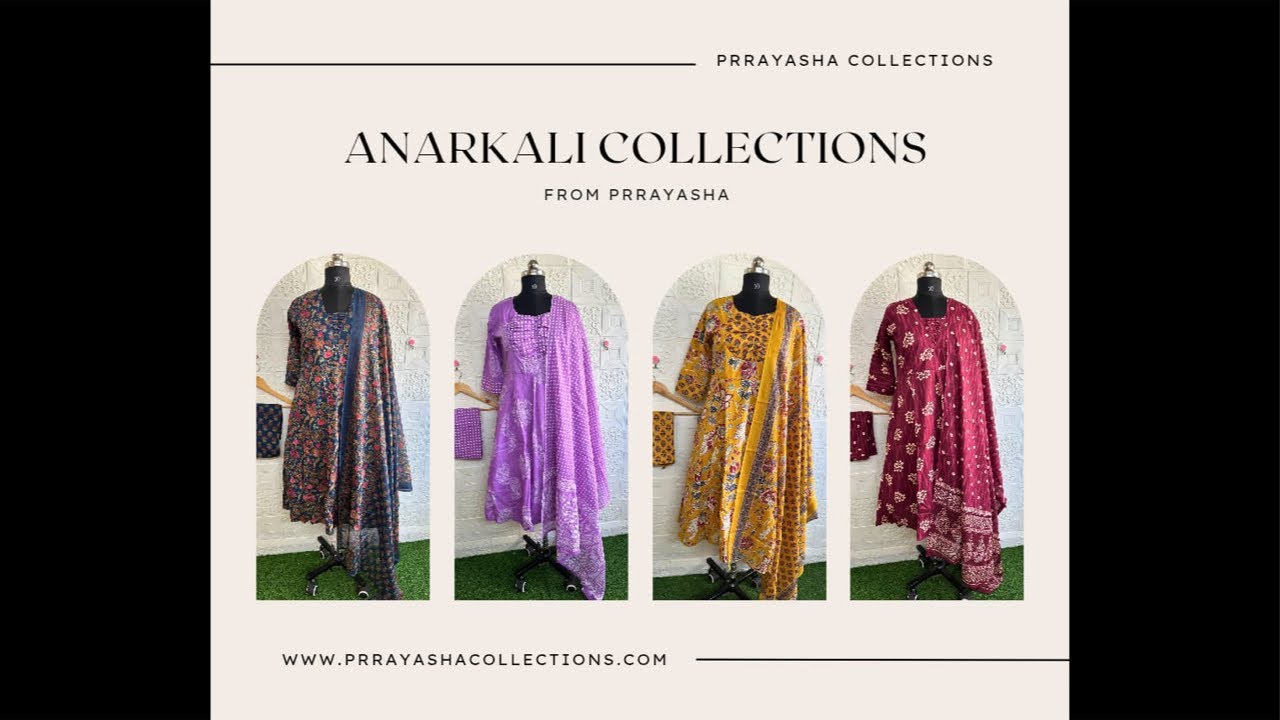Prrayasha Signature Anarkali 3 Piece Sets | Most Loved Looks 🥰