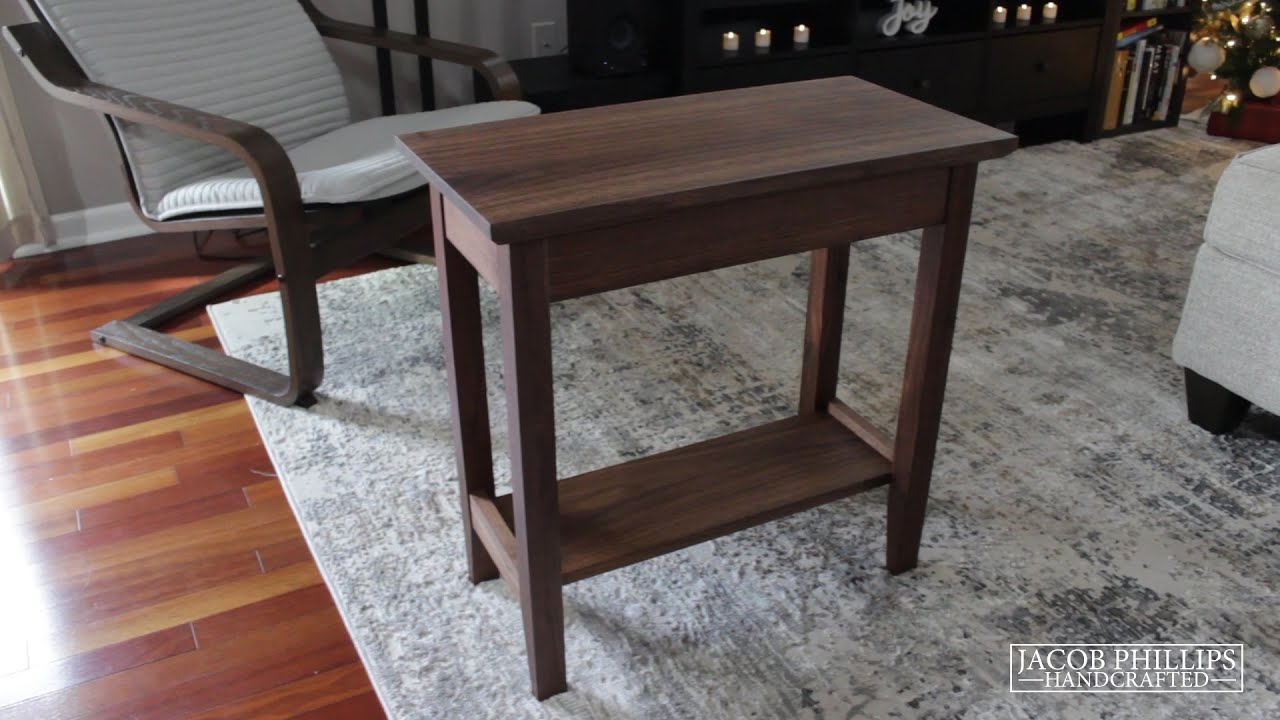 Walnut End Table Build - My First 