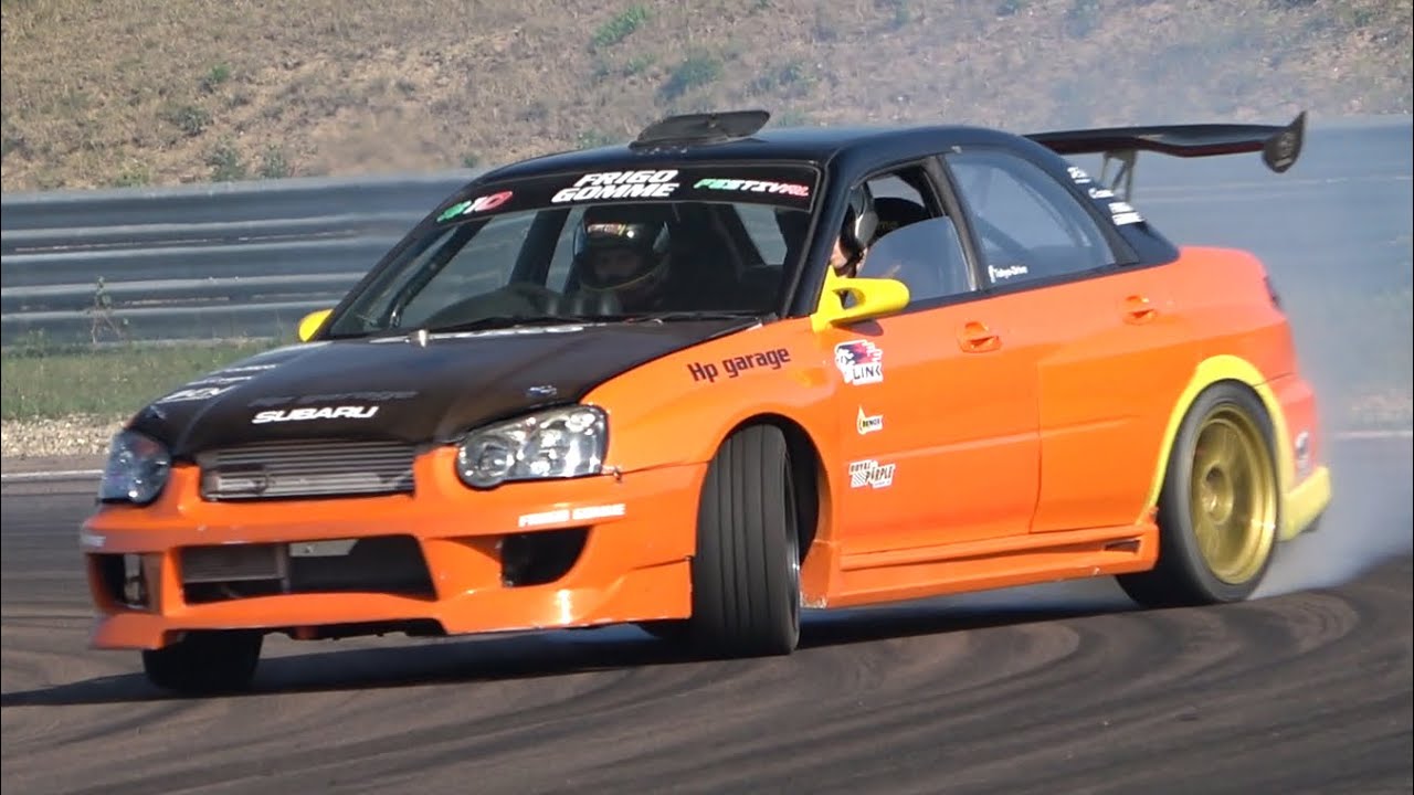 Subaru Impreza GDB ex Team Orange Drift Car | First Test on Track + OnBoard Ride!