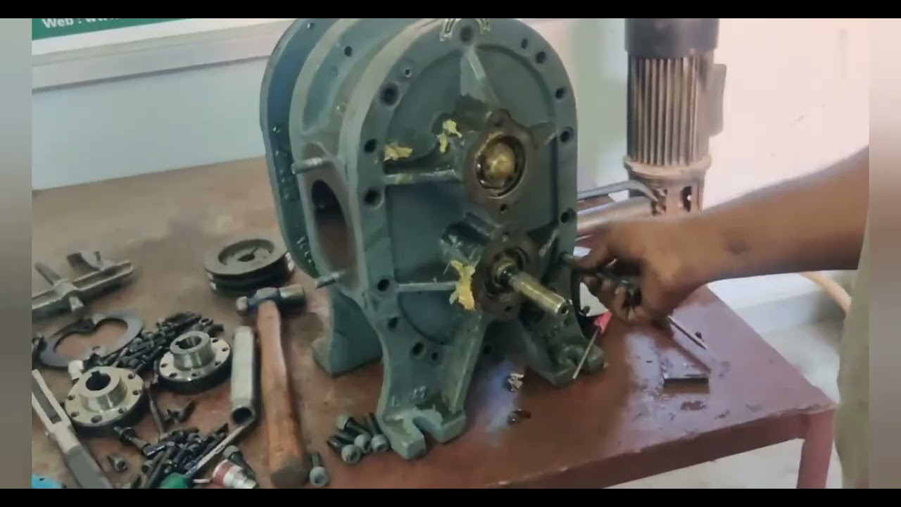 TWIN LOBE  BLOWER DISMANTLING