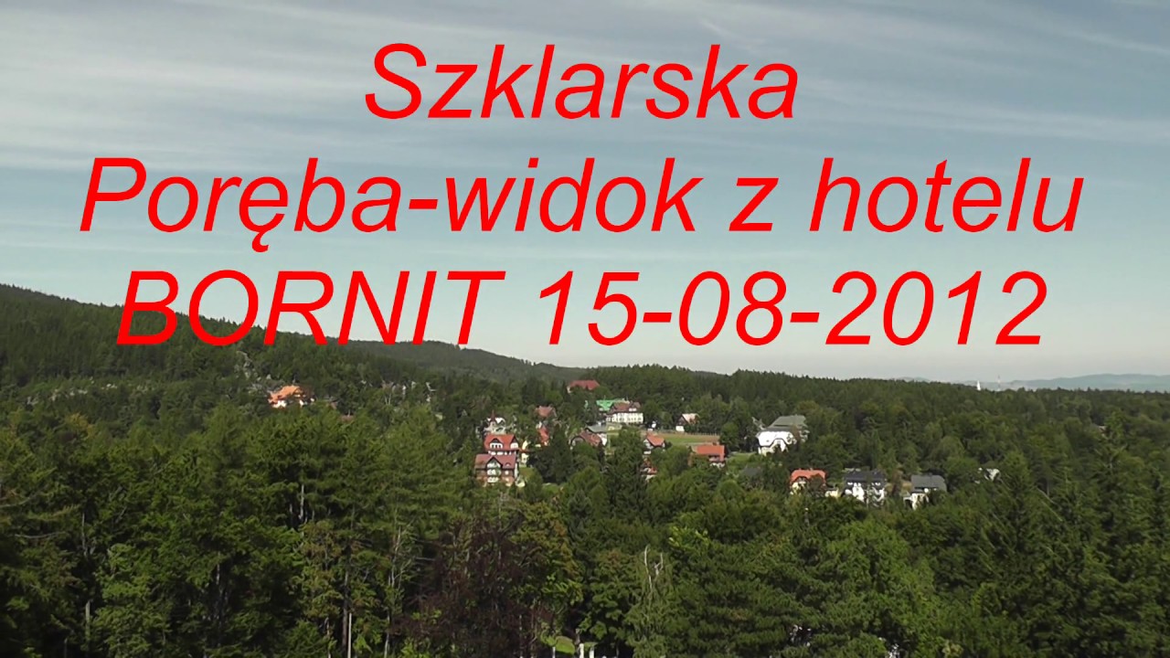 Szklarska Poręba-widok z hotelu BORNIT 15-08-2012