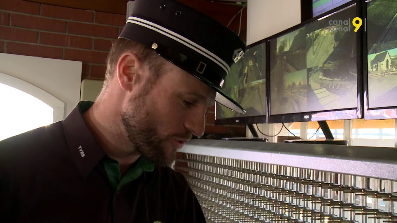 Le Swiss Vapeur Parc ouvre le  poste d'aiguillage d'aiguillage de la gare Chablais City