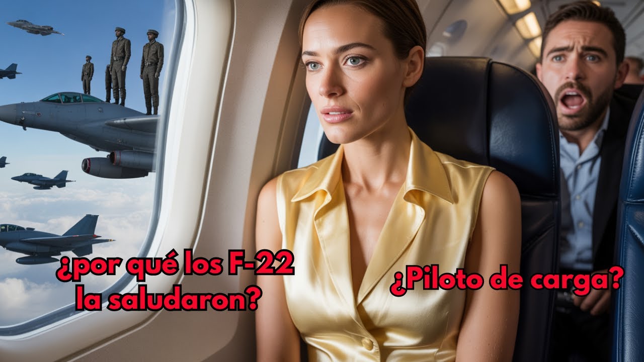 Solo era una piloto de carga- Hasta que el capitán gritó ‘Mayday’ y los F-22 respondieron a su señal