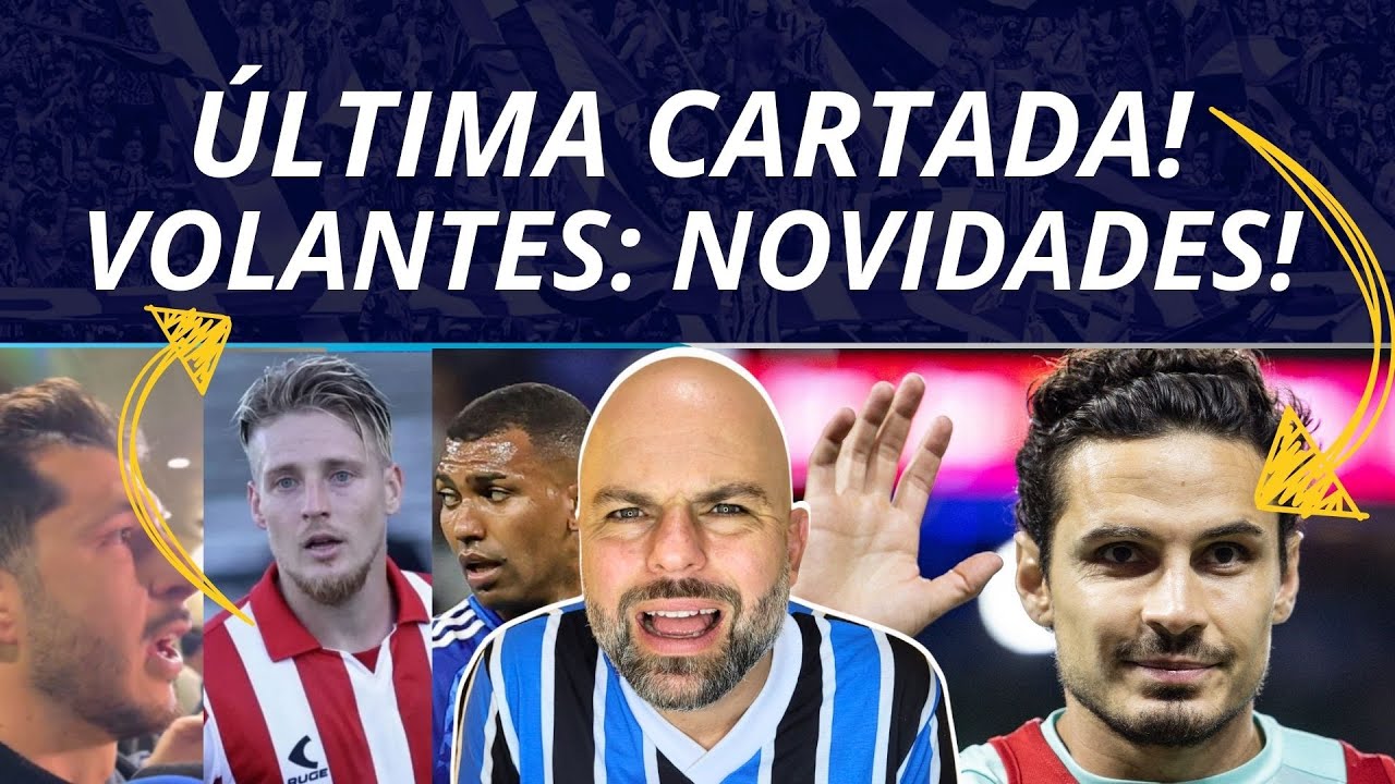 RAPHAEL VEIGA: CARTADA DO GRÊMIO | VOLANTES NOVIDADE! | WALLACE?