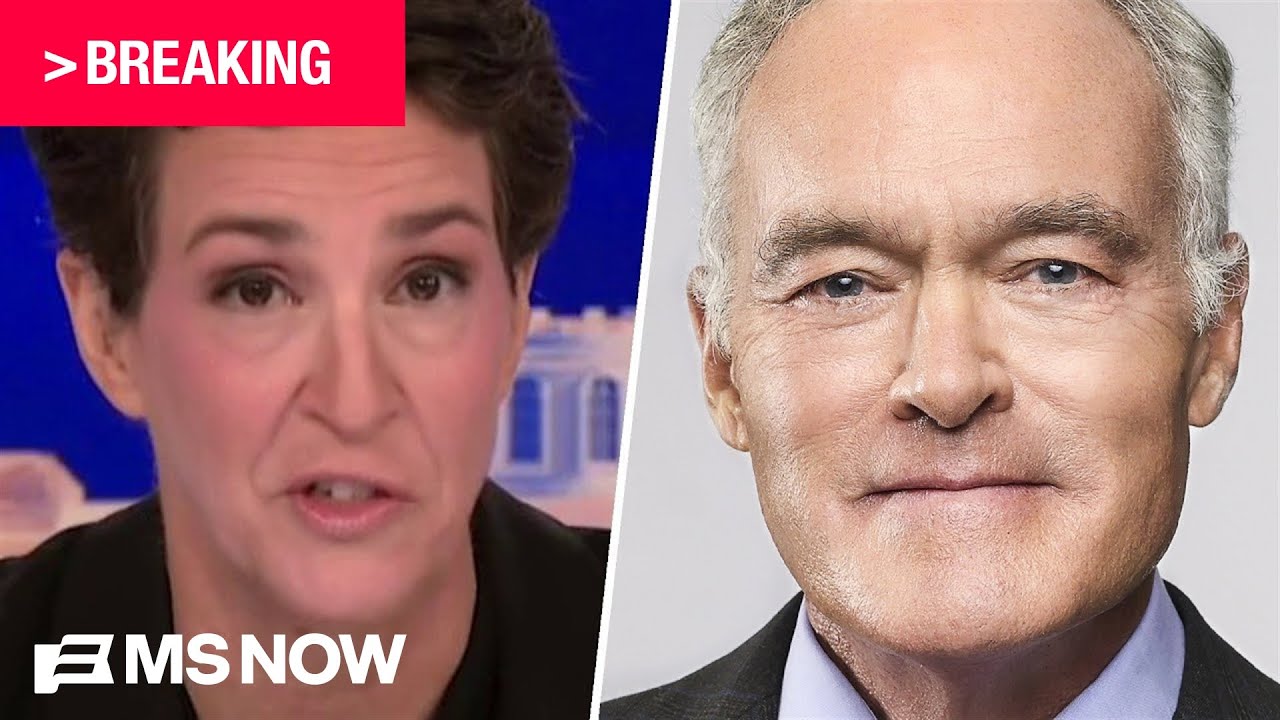 BREAKING: Maddow on CBS firing 60 Minutes veteran Scott Pelley