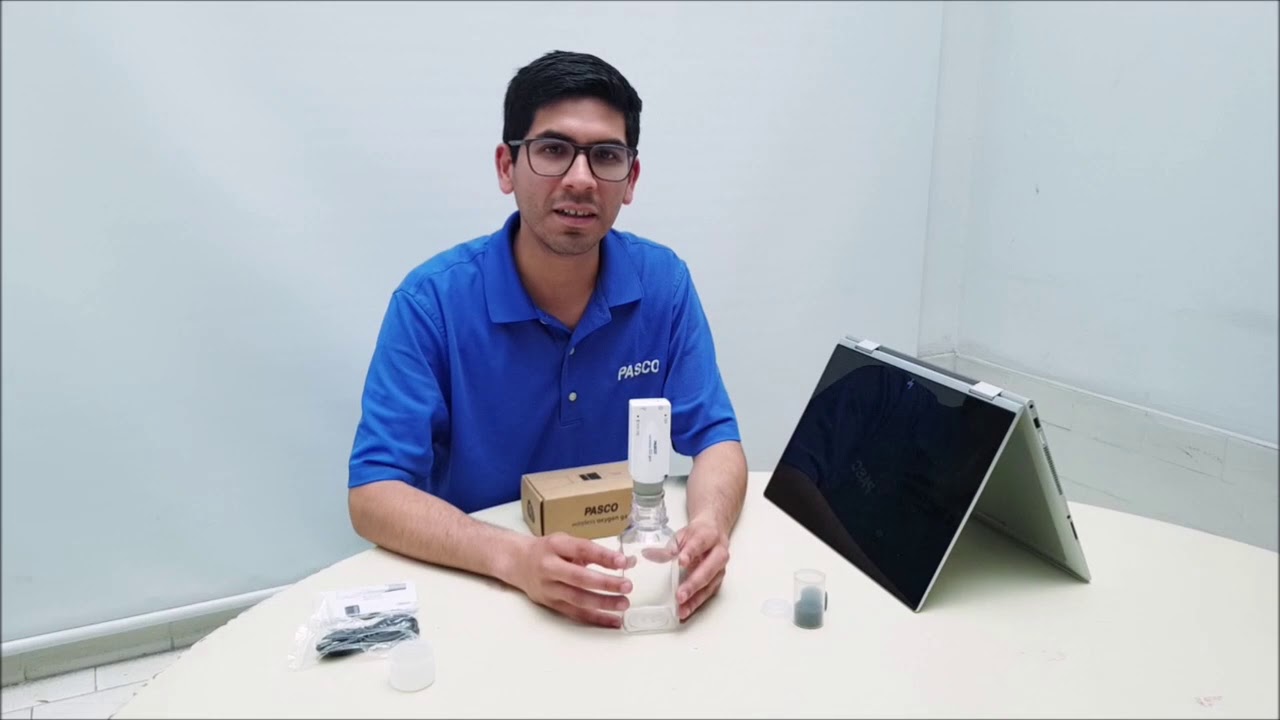 Sensor de Gas Oxigeno inalámbrico de Pasco Scientific