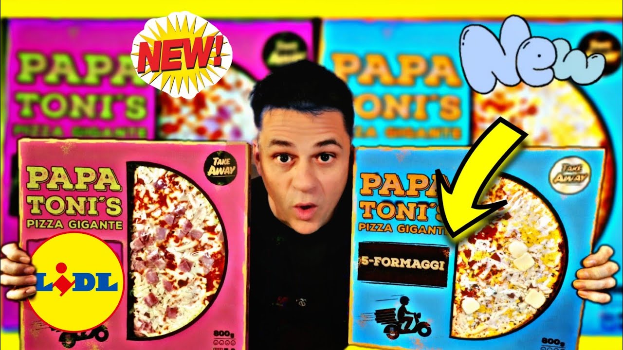 PROBANDO las NUEVAS PIZZAS PAPA TONI'S de LIDL ¿La MEJOR pizza de supermercado? #lidl #lidlespaña