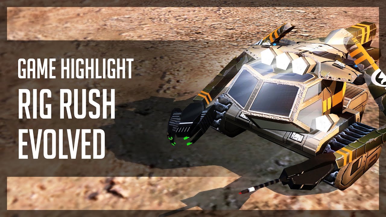 [C&C3: Kane's Wrath] Game Highlight - Rig Rush Evolved