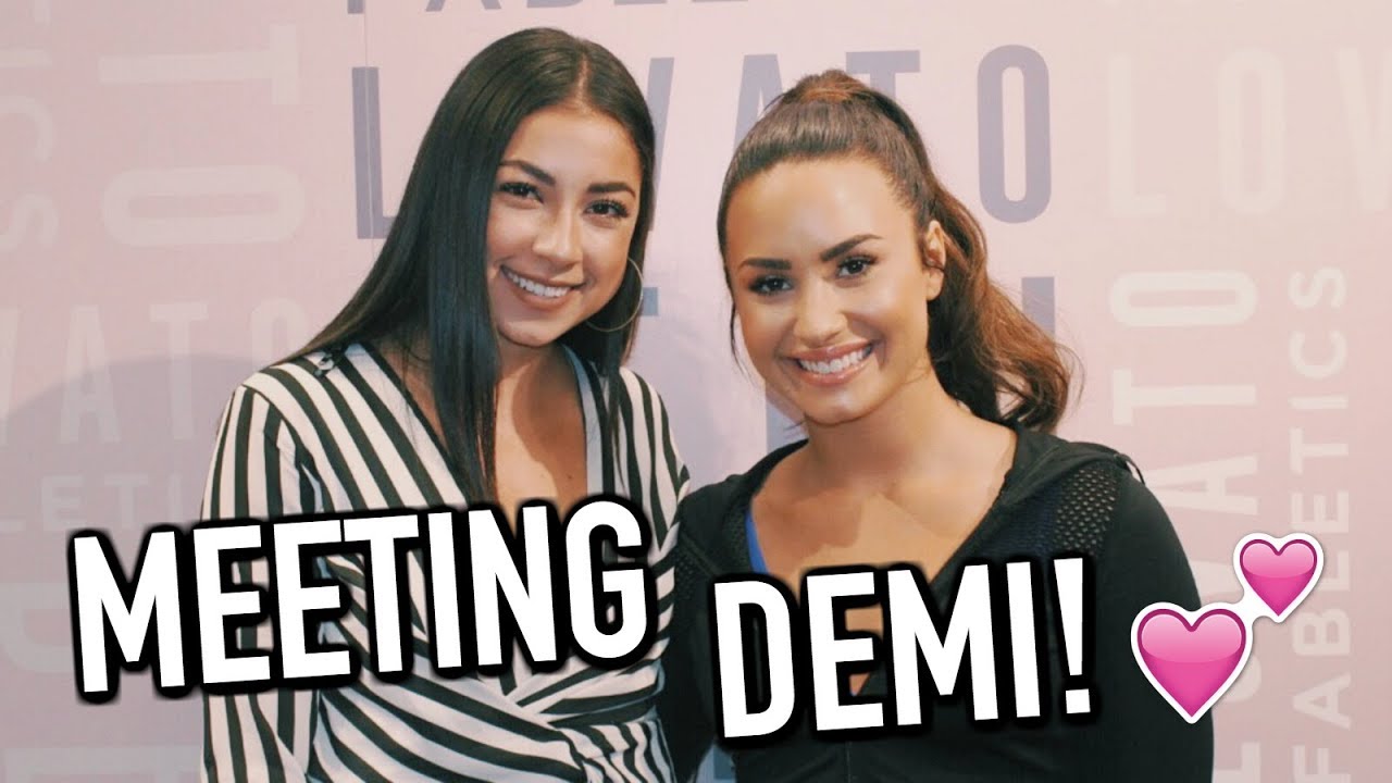 I MET DEMI LOVATO!