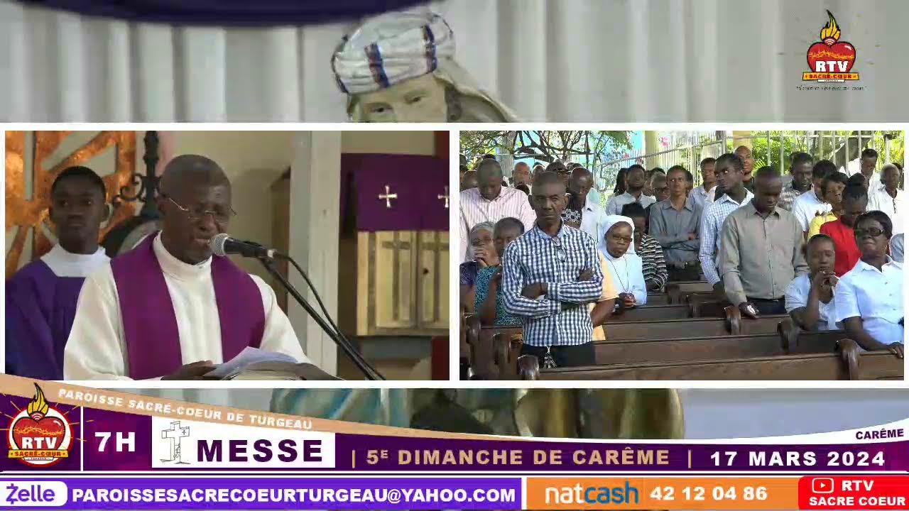 Messe de 7h du dimanche 17 mars 2024 - Paroisse Sacré Coeur de Turgeau