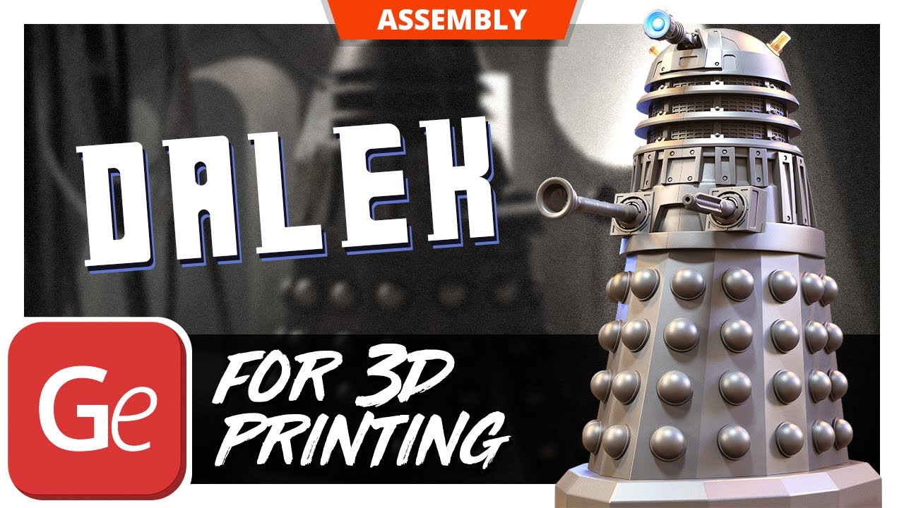 Dalek 3D Printing Model | Assembly by Gambody