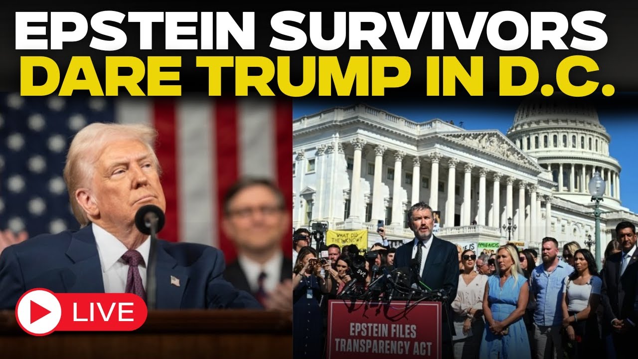 US News LIVE: Epstein Survivors Speak Out Before Trump’s SOTU | DOJ Epstein Files | Trump News LIVE