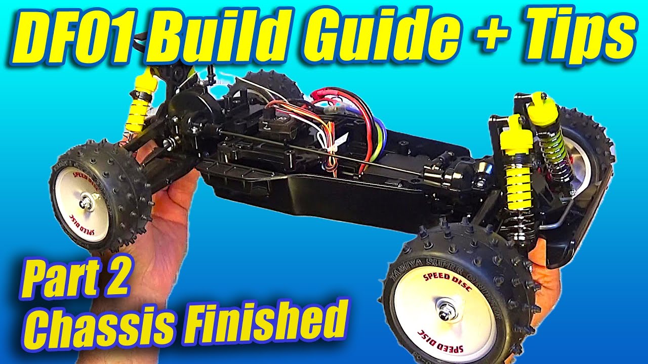 Tamiya DF01 Manta Ray Build Guide + Tips Part 2 Chassis Finished!