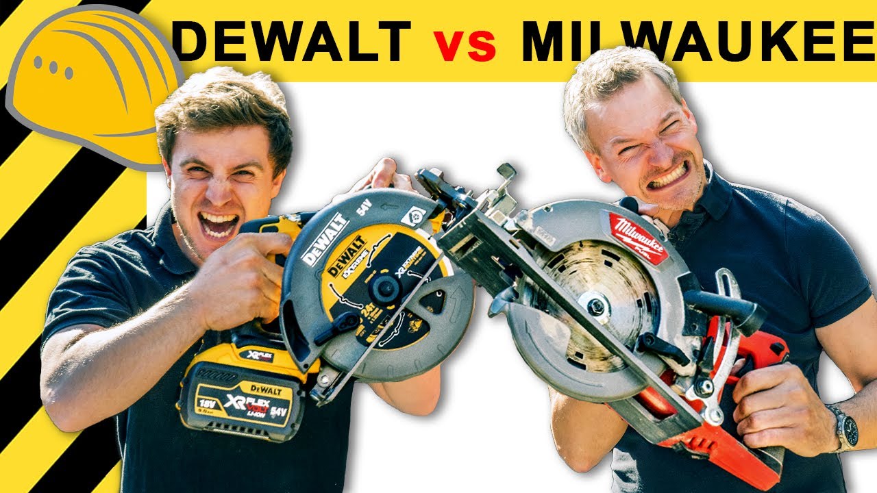 UNGLAUBLICH! STÄRKSTE AKKU KREISSÄGE von DeWALT vs MILWAUKEE | WERKZEUG NEWS #65
