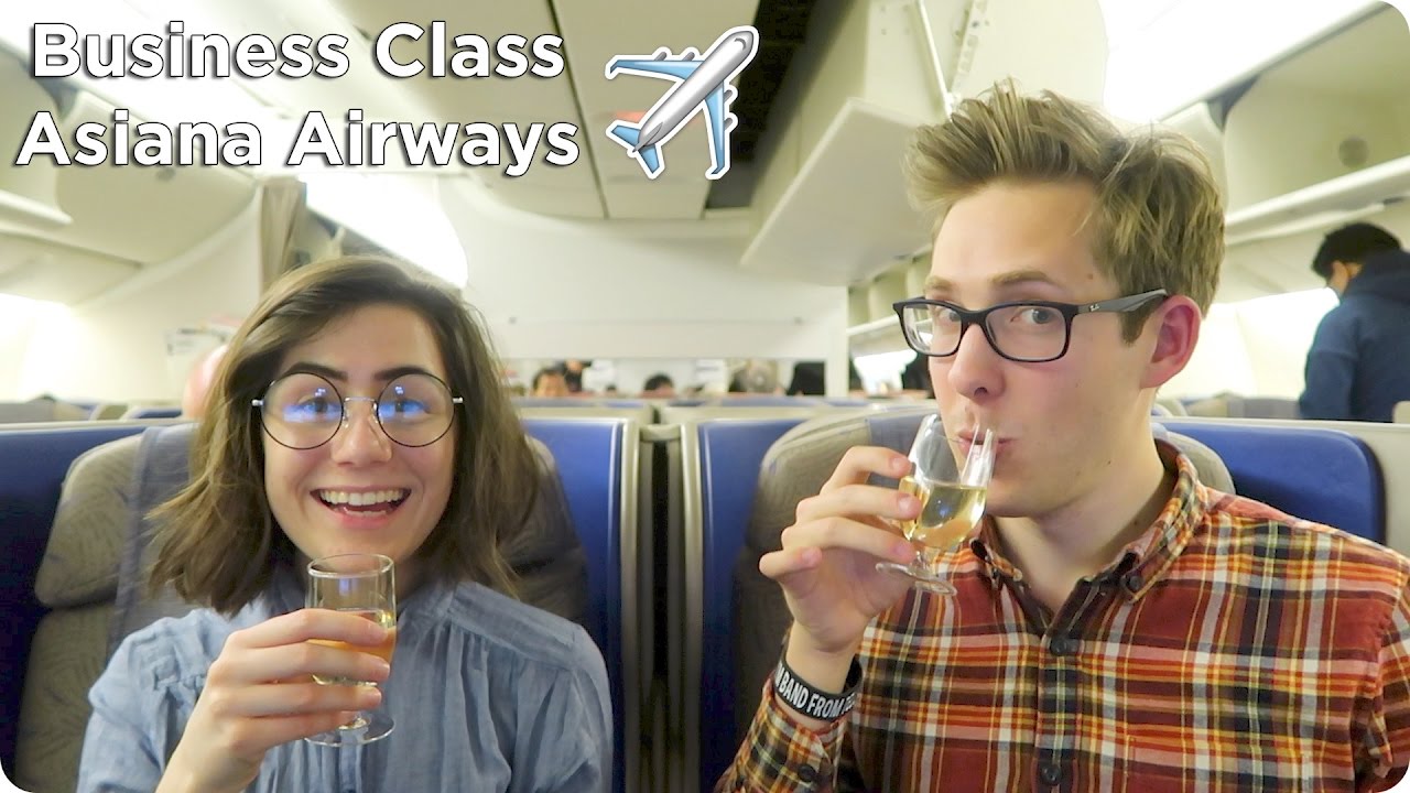 Business Class Flight Asiana Airways London to Seoul to Tokyo! Evan Edinger Travel