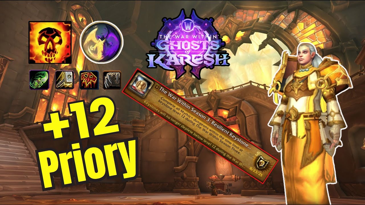 Priory of the Sacred Flame +12 | Shadow Priest PoV | Resilient Keystones Secured | Frostmourne (OCE)