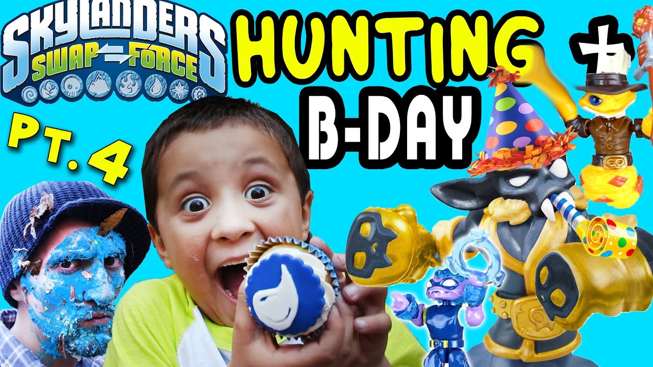 Skylanders Swap Force Hunting: Mike's Legendary Birthday Party Edition (pt. 4) Night Shift Surprise
