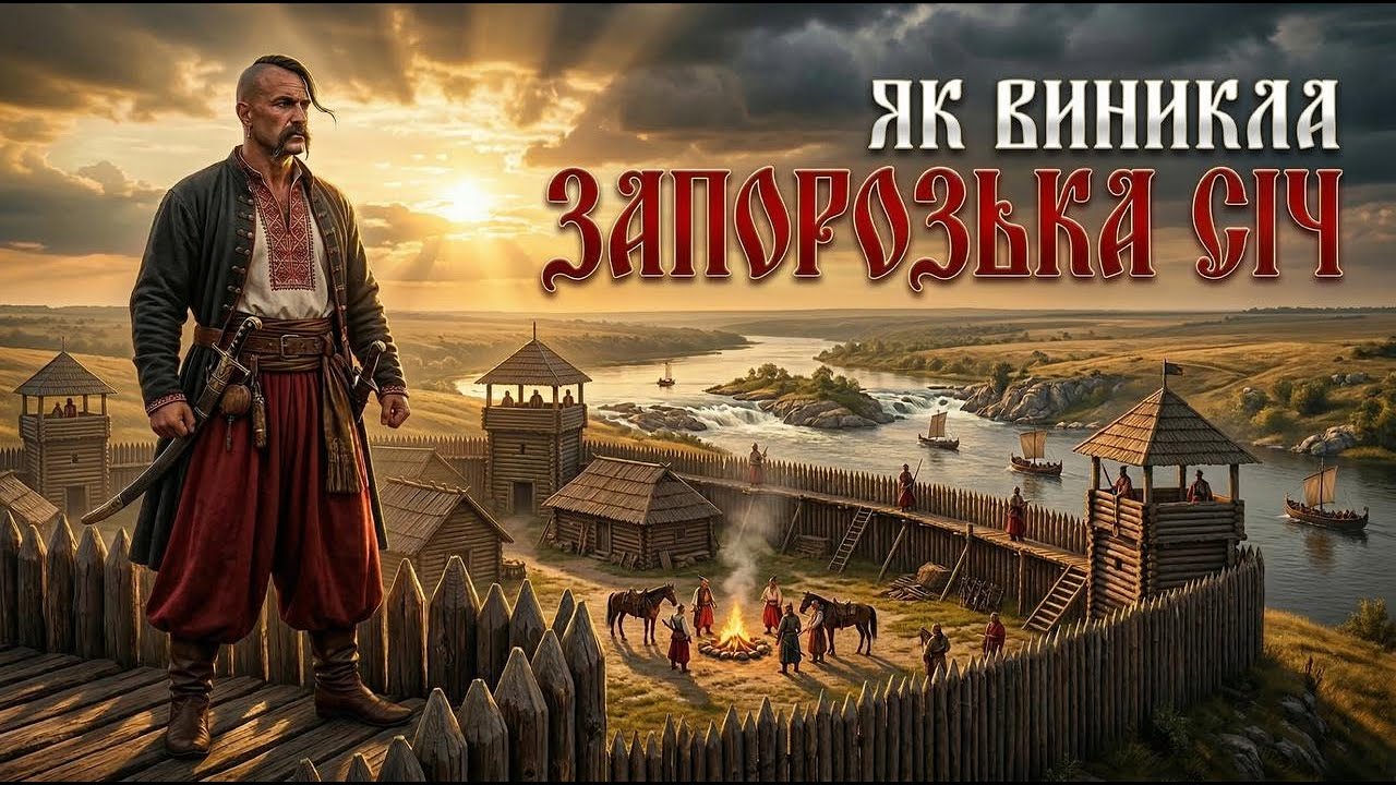 Історія появи Запорозької Січі та життя перших козаків! Історія українською