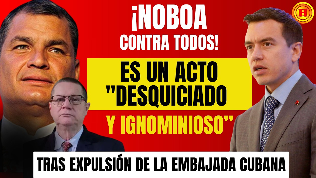 ¡ECUADOR EXPULSA A CUBA! El acto 