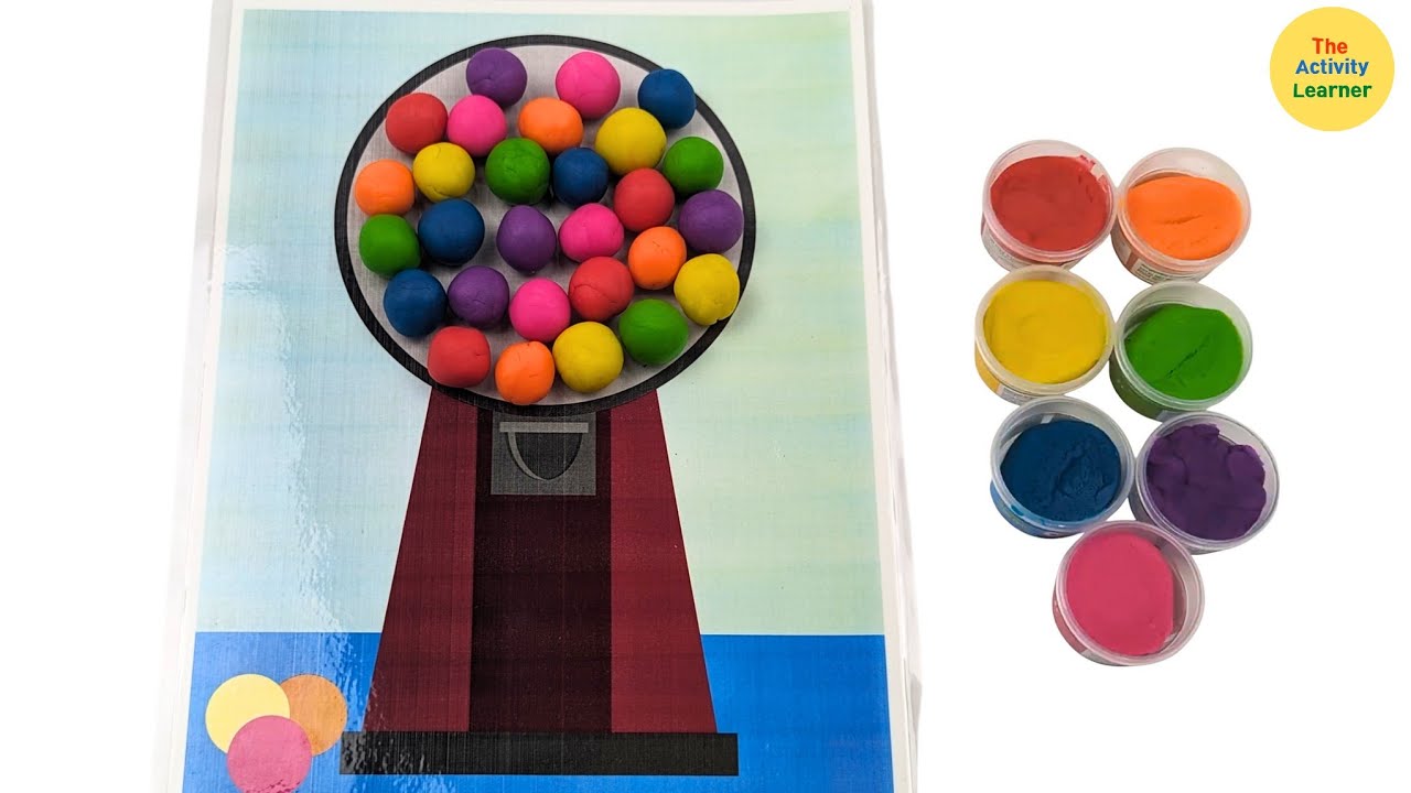 Play-Doh Mat Activities | Learn Colors | Educational Videos for Toddlers