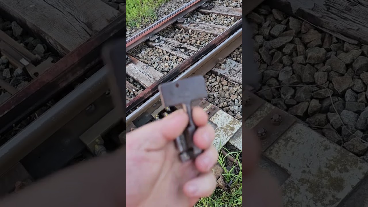 Schl&uuml;sselweiche Bahnhof Loiching (Anschlussgleis)