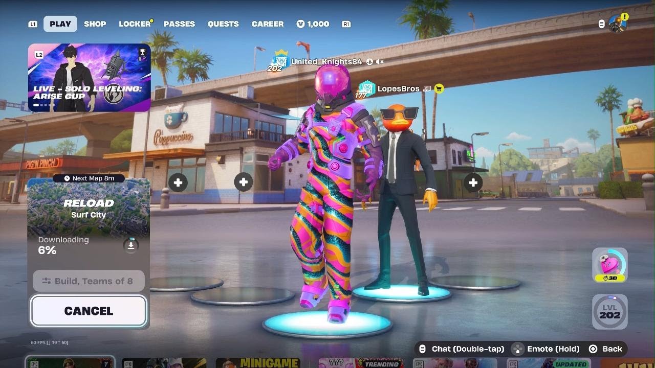 Fortnite Reload Surf City ❕ New Build, Teams of 8 |New Update 😎 LopesBros