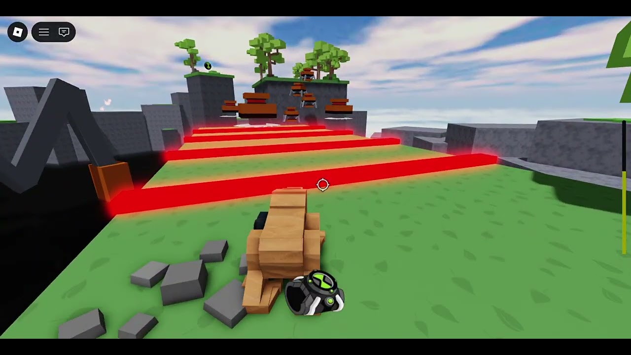 como pegar o omnitrix recalibrado no ben 10 obby upd 11