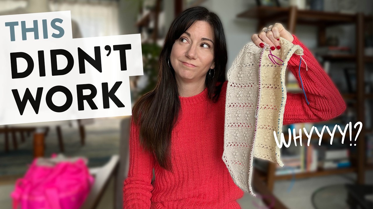 Gauge swatches lie, especially when you measure wrong | Not the Worst(ed) Knitting Podcast Ep 74