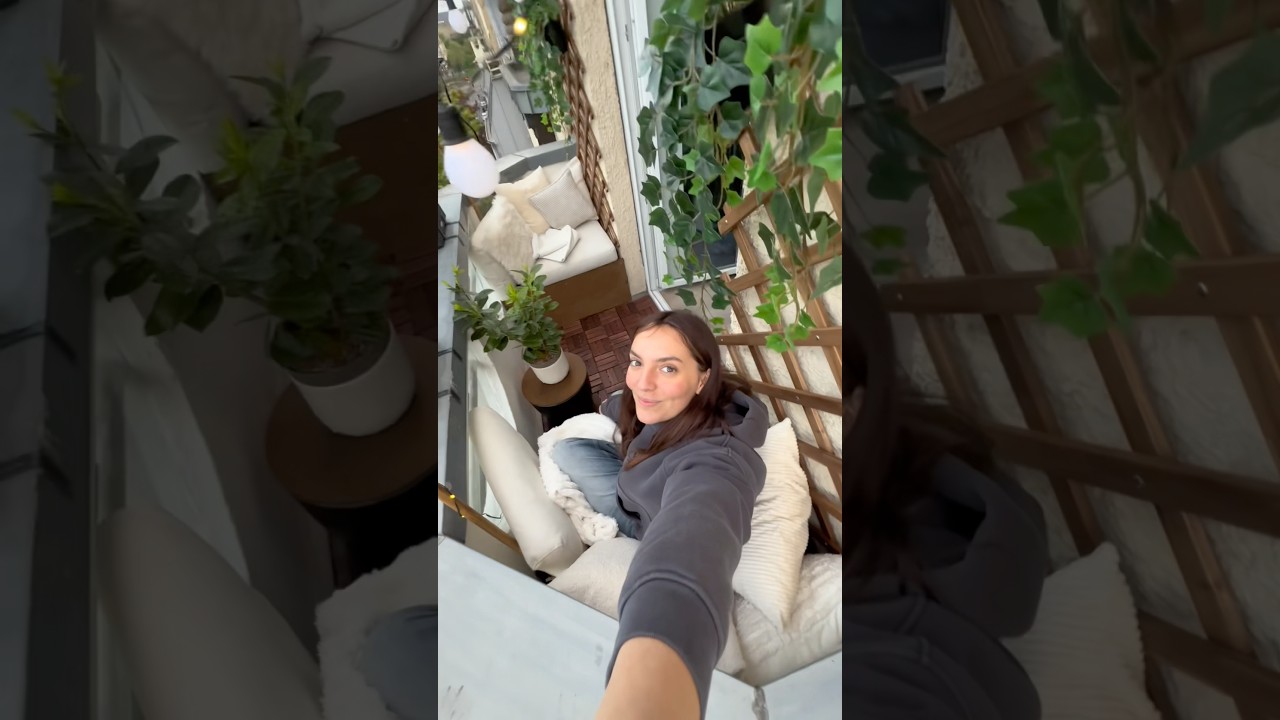 DAS BALKON ERGEBNIS 🥹😭✨ | Balkon DIY #diy #balkon #trendingonshorts