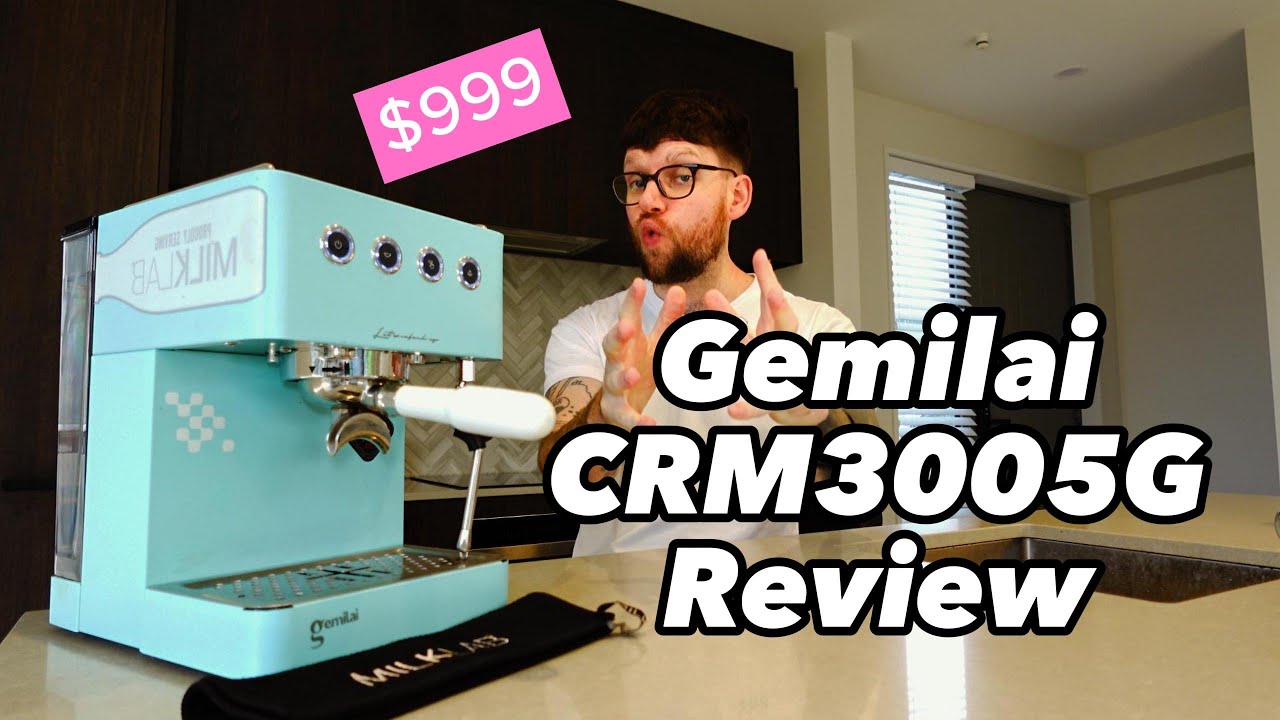 THIS IS THE BEST HOME ESPRESSO MACHINE FOR $999? Gemilai CRM3005G Review!
