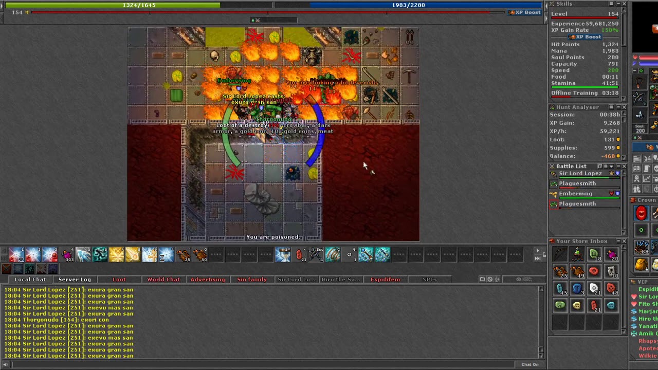 Tibia - Shadows of Yalahar Quest: Mission 7 - Matando Destroyers, Plaguesmiths y Nigthmares !!!