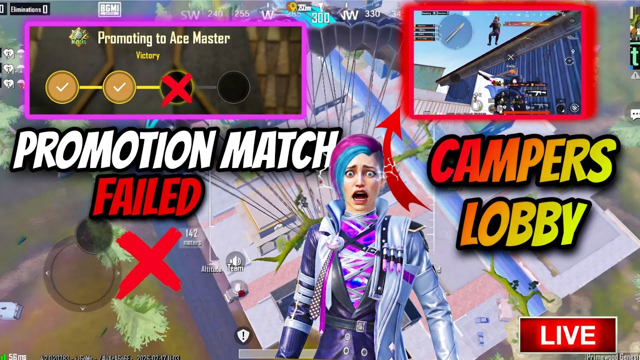 HOW TO SURVIVE CAMPERS LOBBY ?? BGMI LIVE   #bgmi #bgmilive